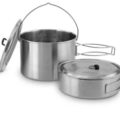 2 pot sett kjele 2 deler 1,5L + 3L