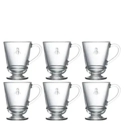 Abeille glass med hank 28 cl 6 stk