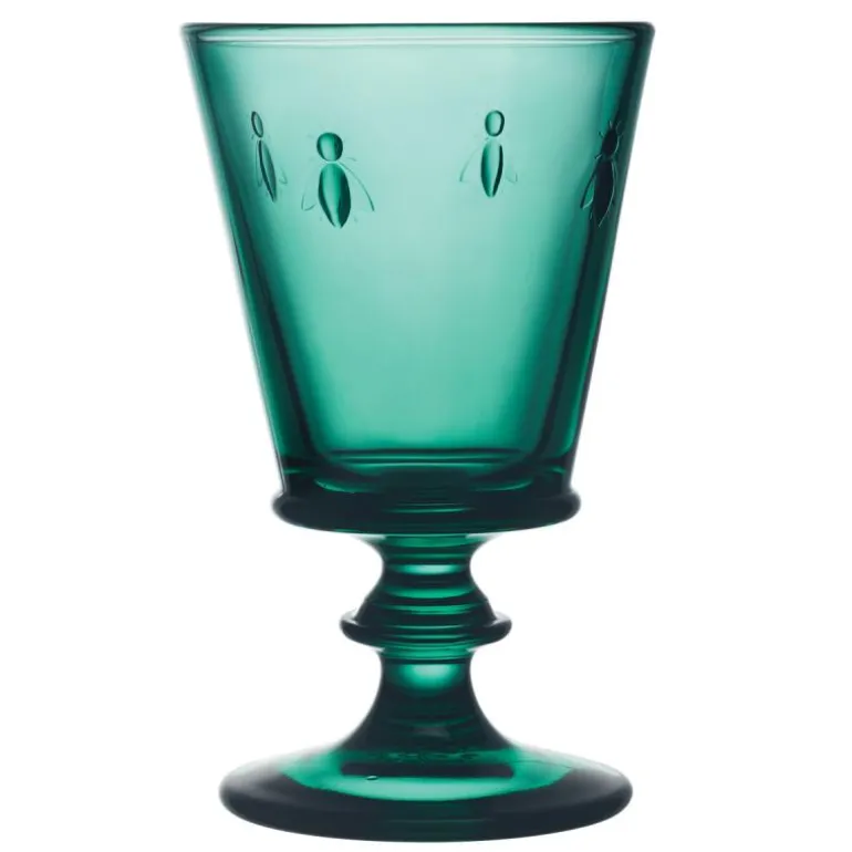 Abeille vinglass 24 cl 6 stk smaragdgrønn