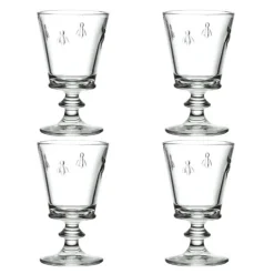 Abeille vinglass 24 cl 4 stk klar