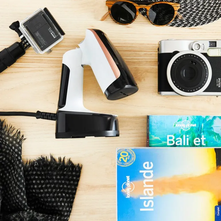 Access Steam Pocket håndholdt steamer DT3030E0 hvit/grå/rosa