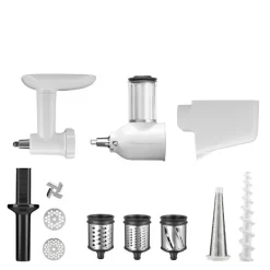 Accessory tilbehørssett 5KSM2FPPC 3 deler hvit/blank