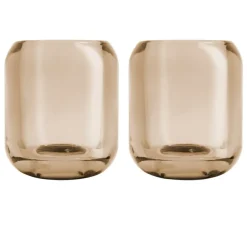 Acorn telysholdere 2 stk hazel brown