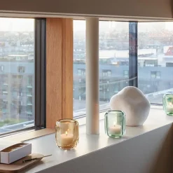 Acorn telysholdere 2 stk leaf green