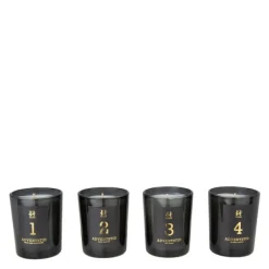 Advent gaveeske duftlys 18x6 cm mørk grå