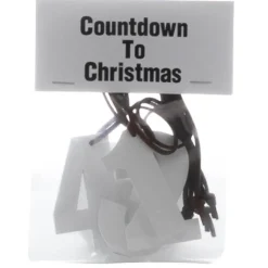 Adventstall 1, 2, 3, 4 hvit