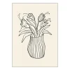 Affordable Art Prints poster 50x70 cm vase sketch