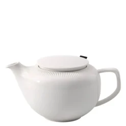 Afina tekanne med lokk og filter 0,44L hvit