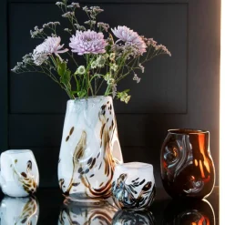 After Rain vase 20 cm brun