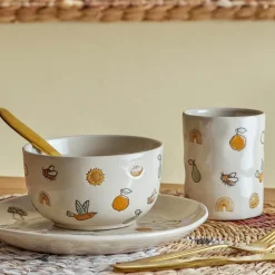 Agnes barneservise 3 deler hvit