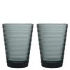 Aino Aalto glass 33 cl 2 stk mørk grå