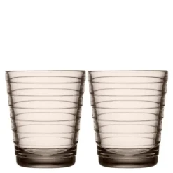 Aino Aalto glass 22 cl 2 stk lin