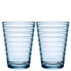 Aino Aalto glass 33 cl 2 stk aqua