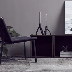 Aion lysestake 22 cm svart