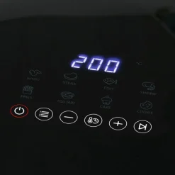 Airfryer doble varmeelementer 5L svart