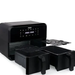 Airfryer m/dobbel kurv 2x4L 2400W