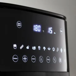 Airfryer med vindu 6,5L matt svart