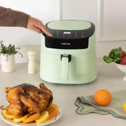 Airfryer single kurv 6,2L lys grønn