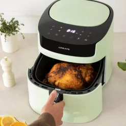 Airfryer single kurv 6,2L lys grønn