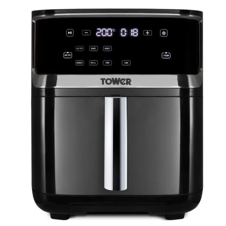 Airfryer T17101 m/damp 7L svart