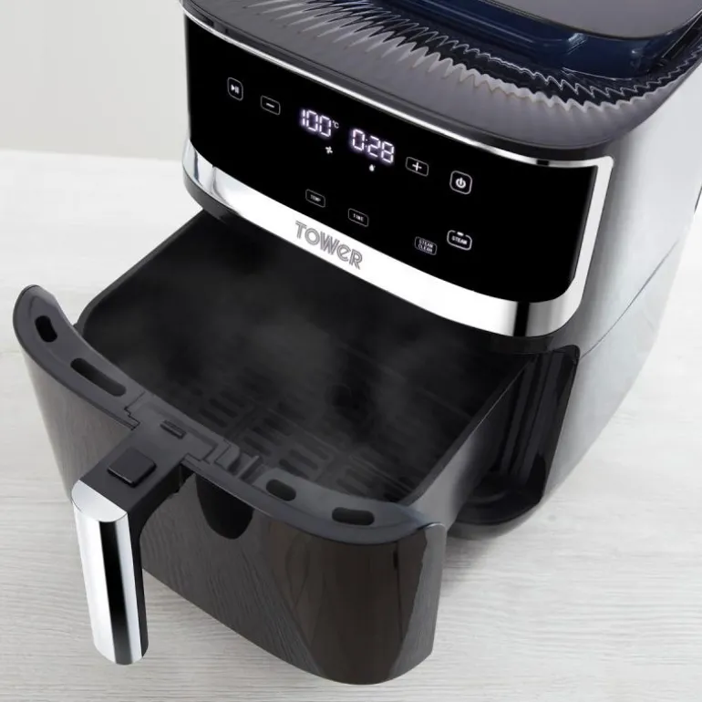 Airfryer T17101 m/damp 7L svart