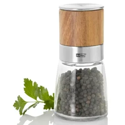 Akasia krydderkvern natur H14 cm