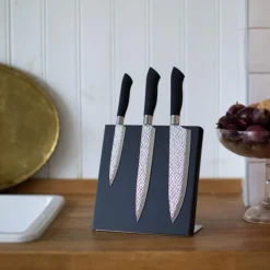 Akira knivsett 3 stk med svart håndtak