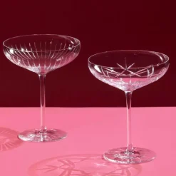 Alba champagneskål 27 cl fine line clear