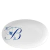 Alfabet oval tallerken B 23 cm