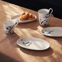 Alfabet oval tallerken D 23 cm