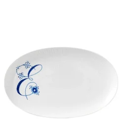 Alfabet oval tallerken E 23 cm