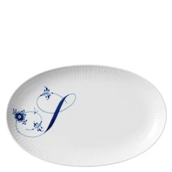 Alfabet tallerken oval S 23 cm