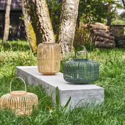 Alia lanterne 38x25 cm dark green