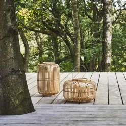 Alia lanterne 38x25 cm natur