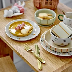 Ally barnebestikk 3 deler gull