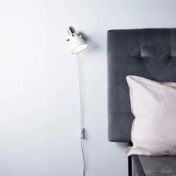 Alton vegglampe 20 cm hvit/krom