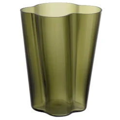 Alvar Aalto vase 27 cm mosegrønn