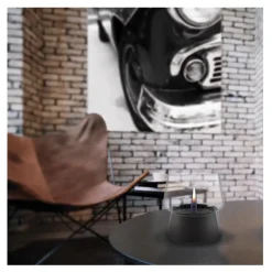 Amaryllis lykt 14 cm mørk grå