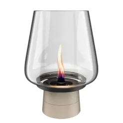 Amaryllis lykt raw 25 cm grå