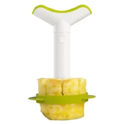 Ananasskjærer og deler hvit/grønn