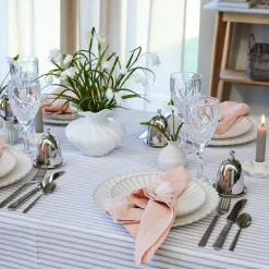 Angela tøyserviett 45x45 cm lys rosa