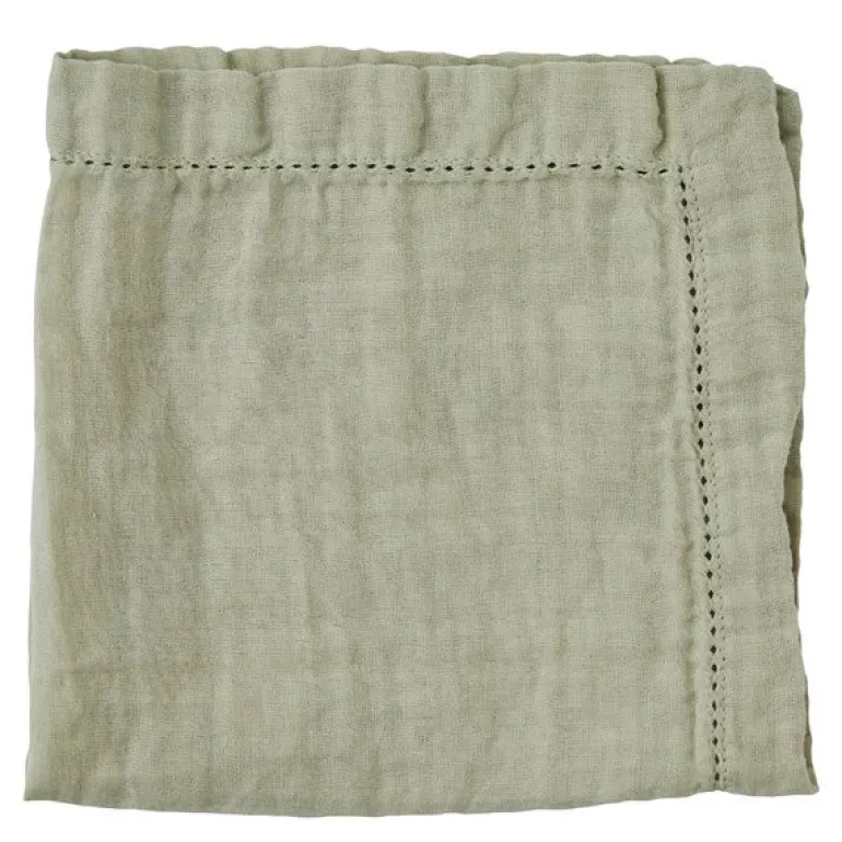 Angela tøyserviett 45x45 cm støvet grønn