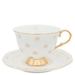 Anima Gemella kopp og tallerken 1 hvit