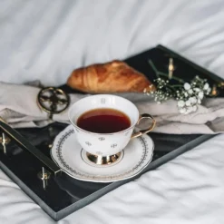 Anima Gemella kopp og tallerken 1 hvit