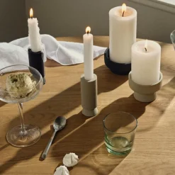 Anker lysestake 4x11 cm svart