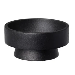 Anker lysestake 10x4 cm svart