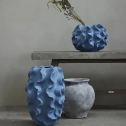 Anna potteskjuler 25,5 cm antikk grå