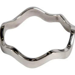 Anna serviettringer 5 cm 4 stk sølv