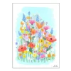Anna Thomsen poster 30x40 cm field of flowers no3