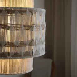 Ano pendellampe 52 cm beige/brun